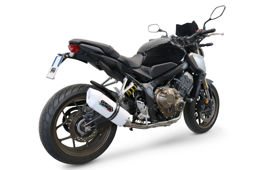 Exhaust compatible with Honda Cbr 650 R 2021-2023, Albus Evo4, Homologated legal full system exhaust, including removable db killer and catalyst