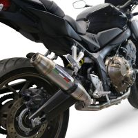 Exhaust compatible with Honda Cbr 650 R 2019-2020, Deeptone Inox, Homologated legal full system exhaust, including removable db killer and catalyst