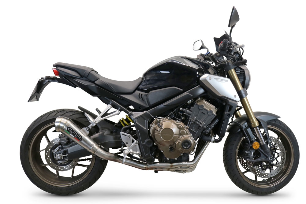 Exhaust compatible with Honda Cbr 650 F 2014-2016, Powercone Evo, Homologated legal full system exhaust, including removable db killer