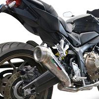 Exhaust compatible with Honda Cbr 650 F 2014-2016, Powercone Evo, Homologated legal full system exhaust, including removable db killer