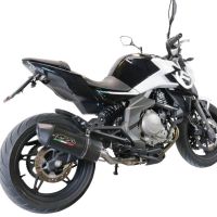 Esapament GPR compatibil cu Cf Moto 400 NK 2021 Evacuare slip-on omologata, inclusiv db killer detașabil, cot de legătură și catalizator,Furore Evo4 Poppy