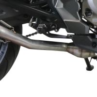 Esapament GPR compatibil cu Cf Moto 400 NK 2019 Evacuare slip-on omologata, inclusiv db killer detașabil, cot de legătură și catalizator,M3 Black Titanium