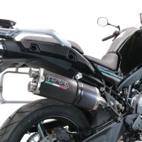 Esapament GPR compatibil cu Cf Moto 800 Mt Sport 2022 Evacuare slip-on omologata, inclusiv db killer detașabil și cot de legătură,Dual Poppy