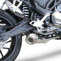 Esapament GPR compatibil cu Cf Moto 300 NK 2022 Sistem complet de evacuare legal omologat, inclusiv db killer și catalizator detașabil,Powercone Evo