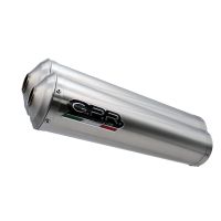 Exhaust compatible with Yamaha MT-01 2005-2011, Inox Tondo, Dual Homologated legal slip-on exhaust including removable db killers and link pipes