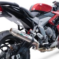 Exhaust compatible with Triumph Daytona 660 2023-2025, Deeptone Inox, Racing full system exhaust