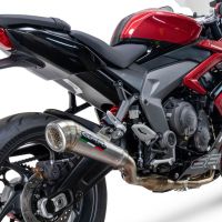 Esapament GPR compatibil cu Triumph Daytona 660 2023 Sistem complet de evacuare Racing, inclusiv db killer detașabil,Powercone Evo
