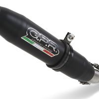 Exhaust compatible with Zontes Zt 310 2021-2024, Deeptone Nero, Homologated legal full system exhaust, including removable db killer and catalyst