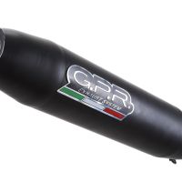 Exhaust compatible with Zontes Zt 310 2021-2024, Deeptone Nero, Homologated legal full system exhaust, including removable db killer and catalyst