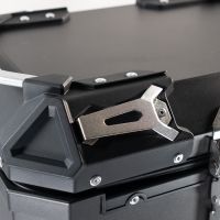 GPR TECH TOP CASE ALPI-TECH 45 LT. BLACK Top case in aluminum,including soft backrest, black color with universal plate  Capacity 45 LT.