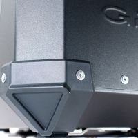 GPR TECH TOP CASE ALPI-TECH 45 LT. BLACK Top case in aluminum,including soft backrest, black color with universal plate  Capacity 45 LT.