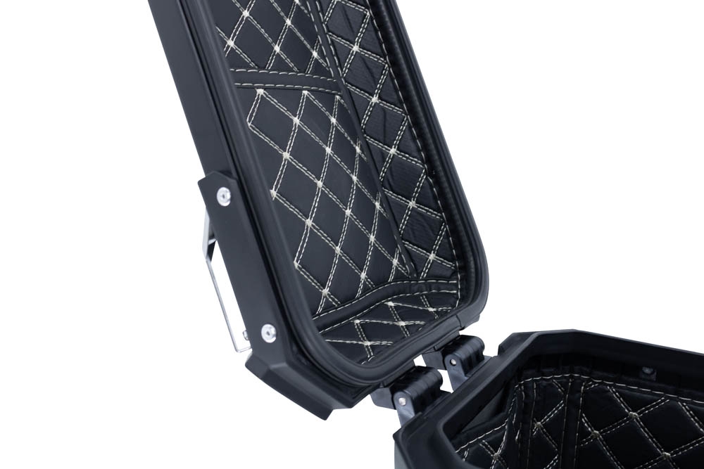 GPR TECH Uyumlu  Bmw F 800 Gs 2024/2025 e5 Zilver Pereche de cutii laterale din aluminiu cu partea dreaptă conturată, culoare argintie, cu suport specific pentru geantă Capacitate 38 litri + 32 litri.