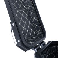 GPR TECH Uyumlu  Bmw F 800 Gs 2024/2025 e5 Zilver Pereche de cutii laterale din aluminiu cu partea dreaptă conturată, culoare argintie, cu suport specific pentru geantă Capacitate 38 litri + 32 litri.