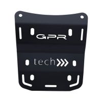 GPR TECH compatible with  Ducati Multistrada V4 / V4S / V4S Sport 1100 2021/2024 GPR TECH SPECIFIC PLATE IN TITANIUM TOP CASE-ALPITECH 35/55 LT compatible with original luggage rack,titanium made with 4 anchor points