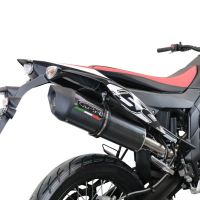 Esapament GPR compatibil cu Aprilia Rx 125 2021 Evacuare slip-on omologata, inclusiv db killer detașabil, cot de legătură și catalizator,Furore Evo4 Poppy