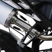 Esapament GPR compatibil cu Aprilia Rx 125 2021 Evacuare slip-on omologata, inclusiv db killer detașabil, cot de legătură și catalizator,Furore Evo4 Poppy