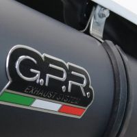 Esapament GPR compatibil cu Beta RR 125 4T Motard 2019 Evacuare slip-on omologata, inclusiv db killer detașabil, cot de legătură și catalizator,Furore Evo4 Poppy