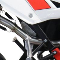 Esapament GPR compatibil cu Beta RR 125 4T Motard 2019 Evacuare slip-on omologata, inclusiv db killer detașabil, cot de legătură și catalizator,Furore Evo4 Poppy