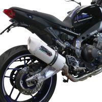 Exhaust compatible with Yamaha Mt-09 2021-2023, Albus Evo4, Homologated legal full system exhaust, including removable db killer and catalyst