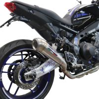 Exhaust compatible with Yamaha Mt-09 2021-2023, Powercone Evo, Homologated legal full system exhaust, including removable db killer and catalyst