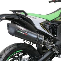Esapament GPR compatibil cu KL MOTOR KXE 125 2022 Evacuare slip-on omologata, inclusiv db killer detașabil, cot de legătură și catalizator,Furore Evo4 Poppy