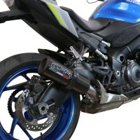Esapament GPR compatibil cu Suzuki Gsx-S 1000  2021 Evacuare slip-on omologata, inclusiv db killer detașabil și cot de legătură,M3 Black Titanium