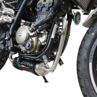 Exhaust compatible with F.B. Mondial Hps 125 2021-2023, Deeptone Inox, Racing full system exhaust
