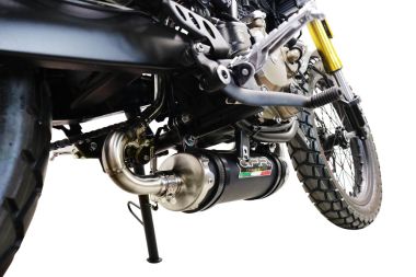 Exhaust compatible with F.B. Mondial Hps 125 2018-2020, Decatalizzatore, Decat pipe