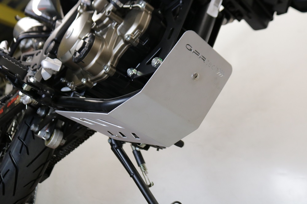 GPR TECH compatible with  Moto Guzzi V85 TT 2019/2020 e4 GPR TECH Titanium Skid plate 
