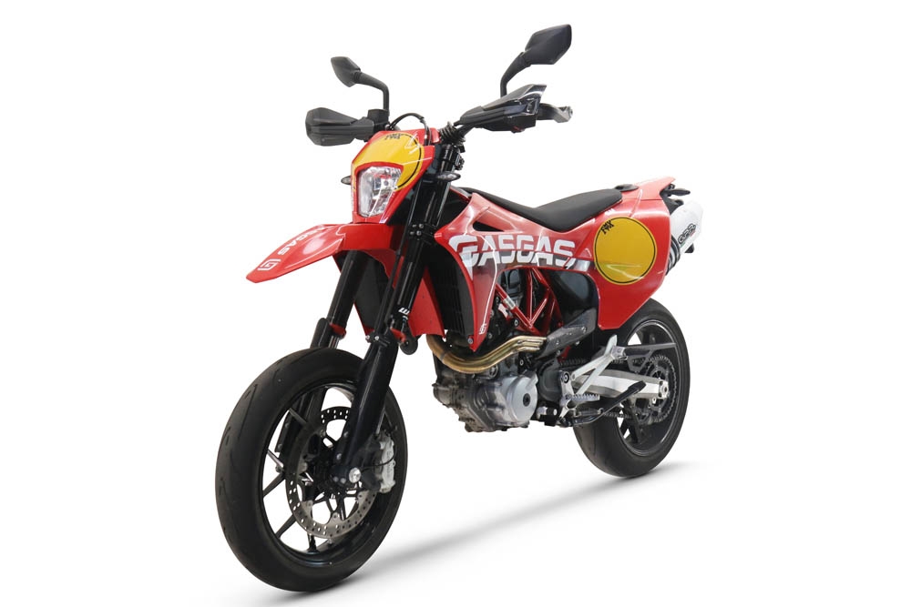Exhaust compatible with Gas Gas ES 700 2023-2024, Albus Evo4, Homologated legal slip-on exhaust including removable db killer, link pipe and catalyst