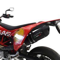 Esapament GPR compatibil cu Gas Gas SM 700 2023 Evacuare slip-on omologata, inclusiv db killer detașabil, cot de legătură și catalizator,Furore Evo4 Nero
