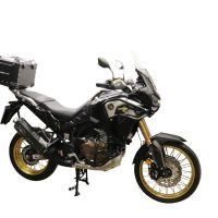 Top case GPR TECH  Honda Crf 1100 L Africa Twin 2020/2024 e5 Zwart Topcase din aluminiu, culoare neagră, cu placă specifică inclusă Capacitate 55 litri.