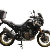 Top case GPR TECH  Honda Crf 1100 L Africa Twin 2020/2024 e5 Zwart Topcase din aluminiu, culoare neagră, cu placă specifică inclusă Capacitate 35 litri.