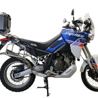 Top case GPR TECH  Aprilia Tuareg 660 2021/2024 e5 Zwart Topcase din aluminiu, culoare neagră, cu placă specifică inclusă Capacitate 35 litri.