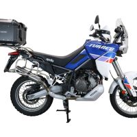 Top case GPR TECH  Aprilia Tuareg 660 2021/2024 e5 Zwart Topcase din aluminiu, culoare neagră, cu placă specifică inclusă Capacitate 55 litri.