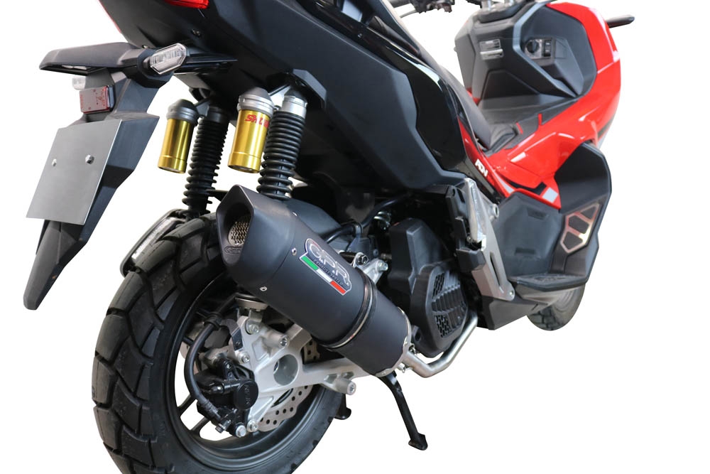 Esapament GPR compatibil cu Honda X-Adv 150 2020 Sistem complet de evacuare Racing, inclusiv db killer detașabil,Furore Nero