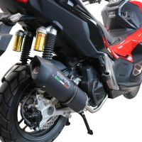Esapament GPR compatibil cu Honda X-Adv 150 2020 Sistem complet de evacuare Racing, inclusiv db killer detașabil,Furore Nero