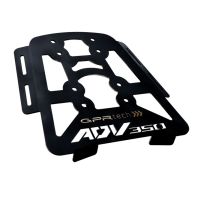 GPR TECH compatible with  Honda Forza 350 2021/2024 e5 GPR TECH Specific fitting plate Top Case ALPITECH 55 LT compatible with original luggage rack,stainless steel made with 4 anchor points