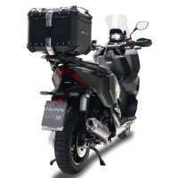 Top case GPR TECH  Honda Adv 350 2022/2024 e5 Zwart Topcase din aluminiu, culoare neagră, cu placă specifică inclusă Capacitate 45 litri.
