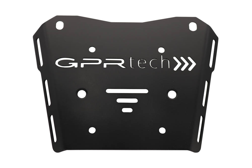 Top case GPR TECH  Honda Transalp 750  2023/2024 e5 Zwart Topcase din aluminiu, culoare neagră, cu placă specifică inclusă Capacitate 45 litri.