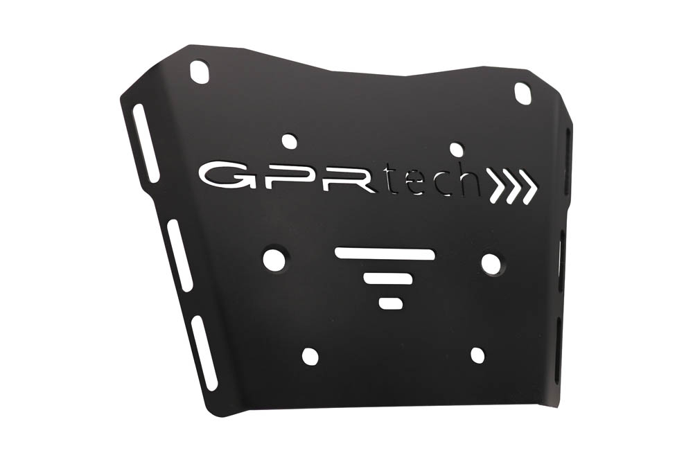 Top case GPR TECH  Honda Transalp 750  2023/2024 e5 Zwart Topcase din aluminiu, culoare neagră, cu placă specifică inclusă Capacitate 45 litri.