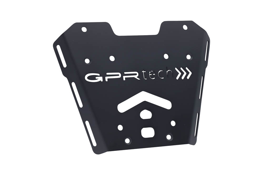 TECH ile uyumlu  Honda X-Adv 750 2017/2020 e4 Zwart Topcase din aluminiu, culoare neagră, cu placă specifică inclusă Capacitate 55 litri.