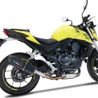 Esapament GPR compatibil cu Honda CB 750 Hornet  2023 Evacuare slip-on omologata, inclusiv db killer detașabil și cot de legătură,Furore Evo4 Nero