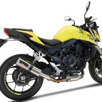 Esapament GPR compatibil cu Honda CB 750 Hornet  2023 Evacuare slip-on omologata, inclusiv db killer detașabil și cot de legătură,M3 Inox 