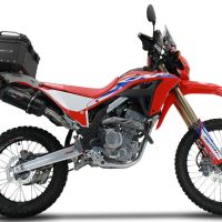Top case GPR TECH  Honda Crf 300 L / Rally 2021/2024 e5 Zwart Topcase din aluminiu, culoare neagră, inclusiv portbagaj și placă specifică Capacitate 26 litri.