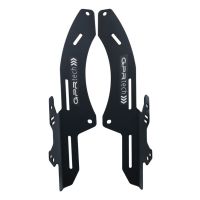 arka raf GPR TECH ile uyumlu  Honda Crf 300 L / Rally 2021/2024 e5 Zwart Portbagaj de plafon specific Top Case ALPITECH 35 LT Inclusiv portbagaj de plafon din aluminiu negru