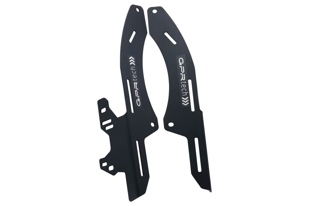 arka raf GPR TECH ile uyumlu  Honda Crf 300 L / Rally 2021/2024 e5 Zwart Portbagaj de plafon specific Top Case ALPITECH 35 LT Inclusiv portbagaj de plafon din aluminiu negru