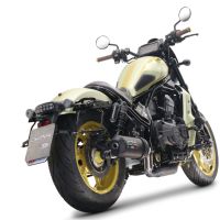 Esapament GPR compatibil cu Honda Cmx 1100 Rebel 2021 Evacuare slip-on omologata, inclusiv db killer detașabil și cot de legătură,Ghisa 