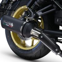 Esapament GPR compatibil cu Honda Cmx 1100 Rebel 2021 Evacuare slip-on omologata, inclusiv db killer detașabil și cot de legătură,Ghisa 