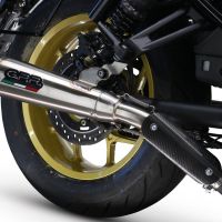 Exhaust compatible with Honda Cmx 1100 Rebel 2021-2024, Ultracone, Homologated legal slip-on exhaust including removable db killer and link pipe